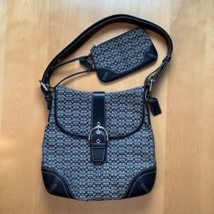 Coach Signature Double C Bag and Wristlet